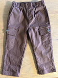 M.I.D Cargo Pants in the Colour Brown- Size 9-12 Months