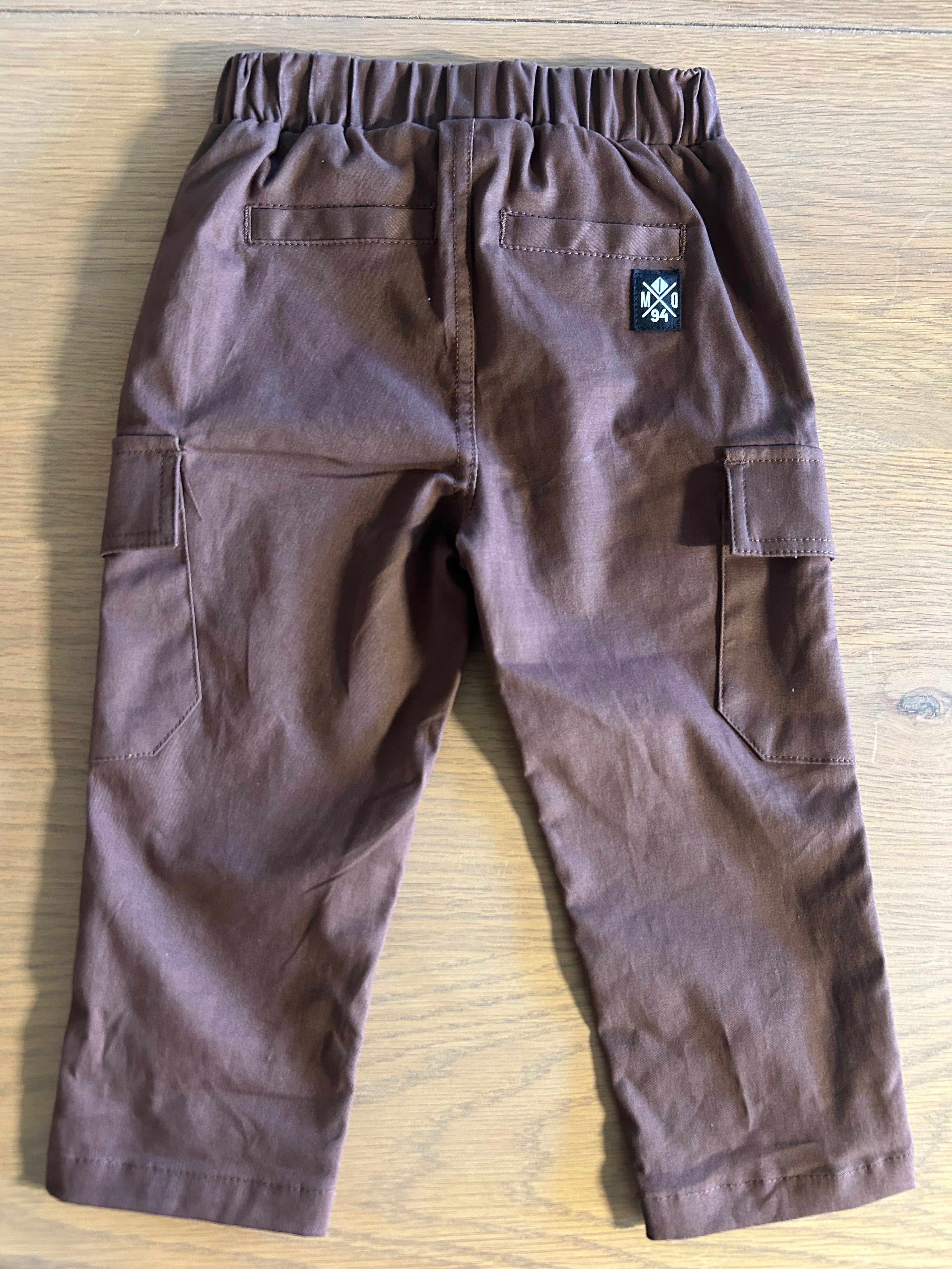 M.I.D Cargo Pants in the Colour Brown- Size 9-12 Months