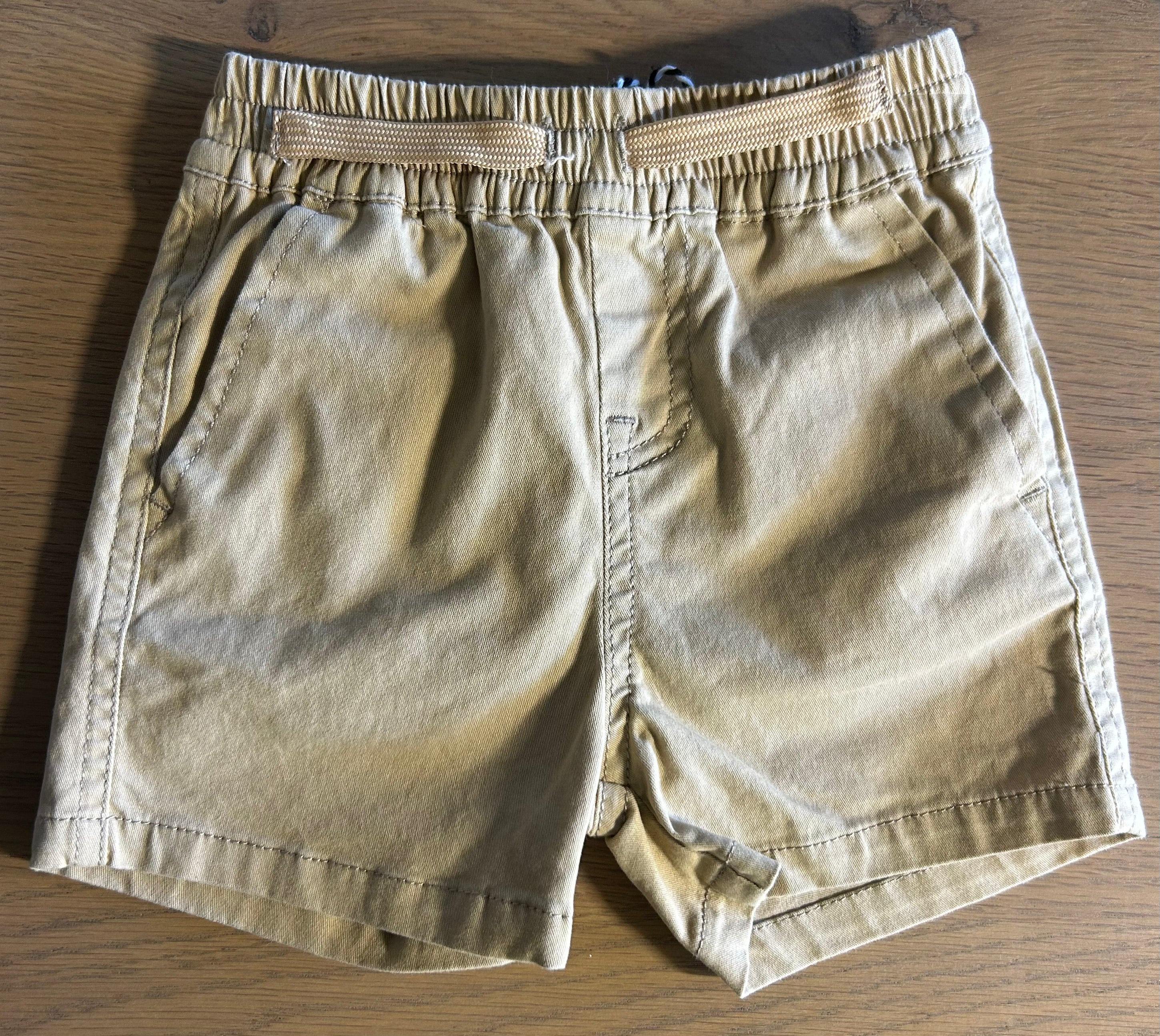 M.I.D Kids Shorts in The colour Wheat-Size 3-6 Months