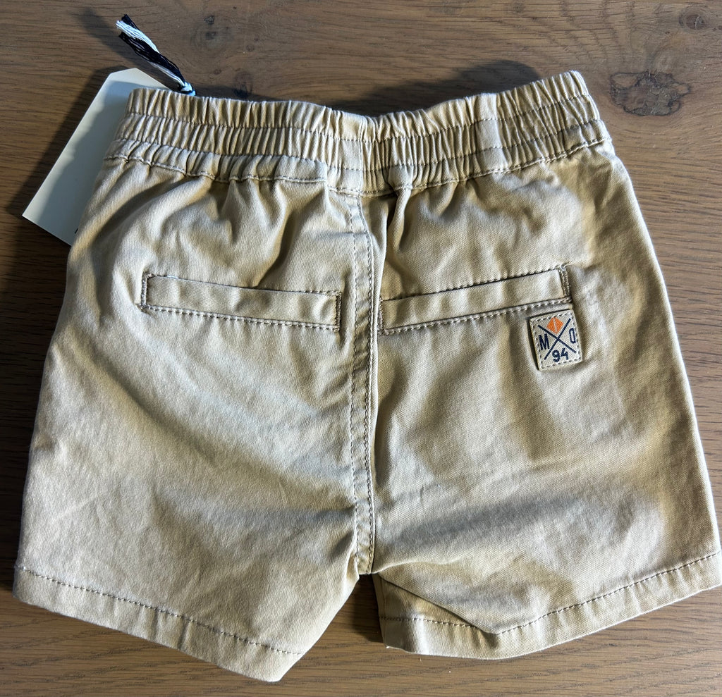 M.I.D Kids Shorts in The colour Wheat-Size 3-6 Months