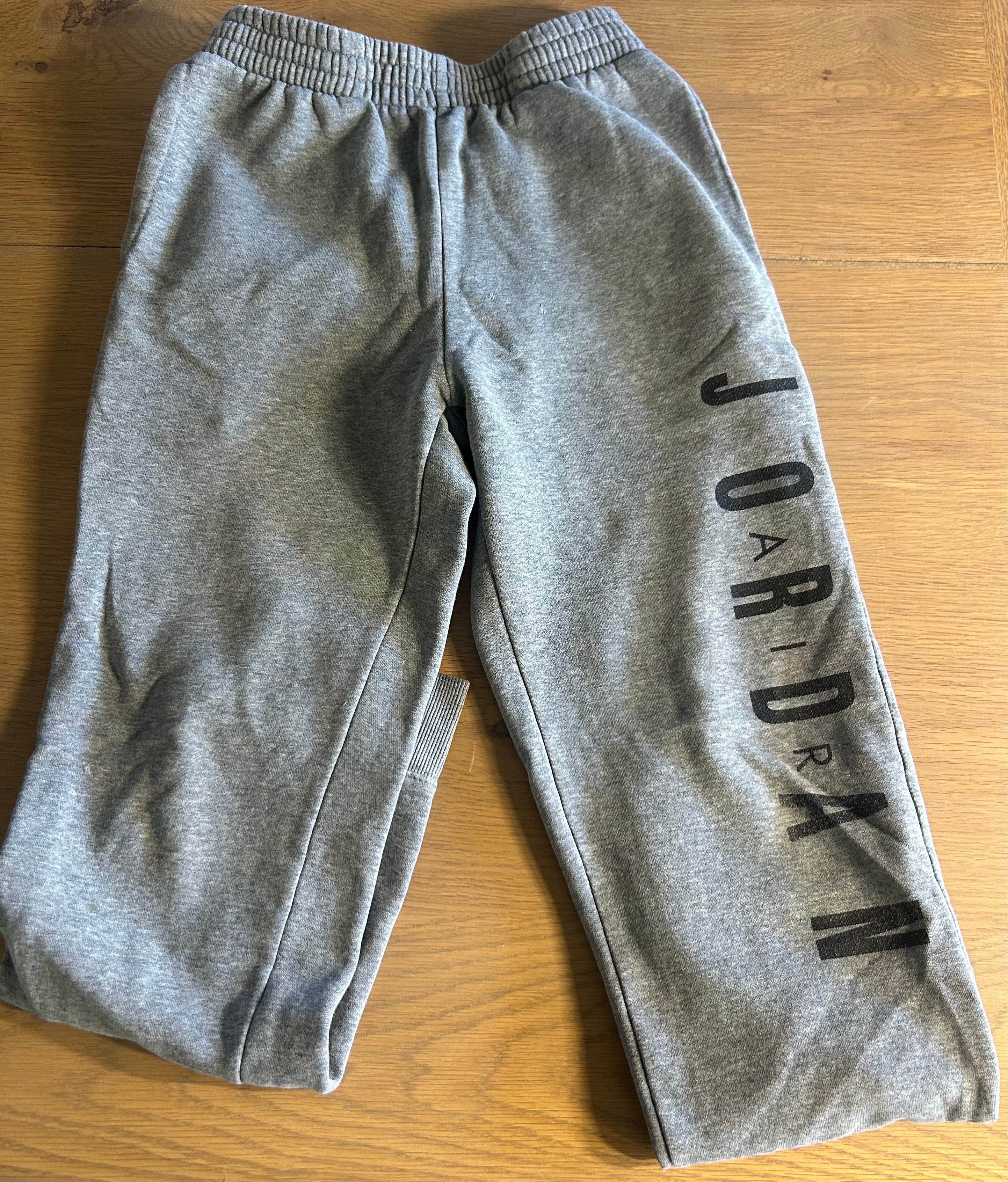 Jordan Light Grey Joggers- Size L (12-13yrs)
